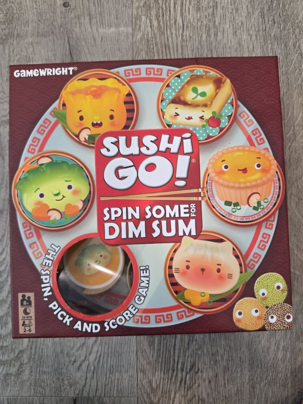 Sushi Go! Spin Some For Dim Sum Gamewright Family Game never used - Picture 4 of 4